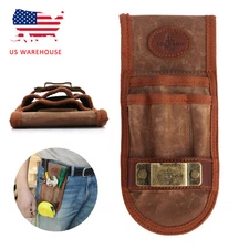 Tourbon Wax Canvas Tools Holder  Wrench Plier Snip Tape Measure Pencil Pouch