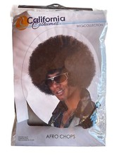 Afro Wig Halloween Black California Costumes NWOT Ages 14 - Adult