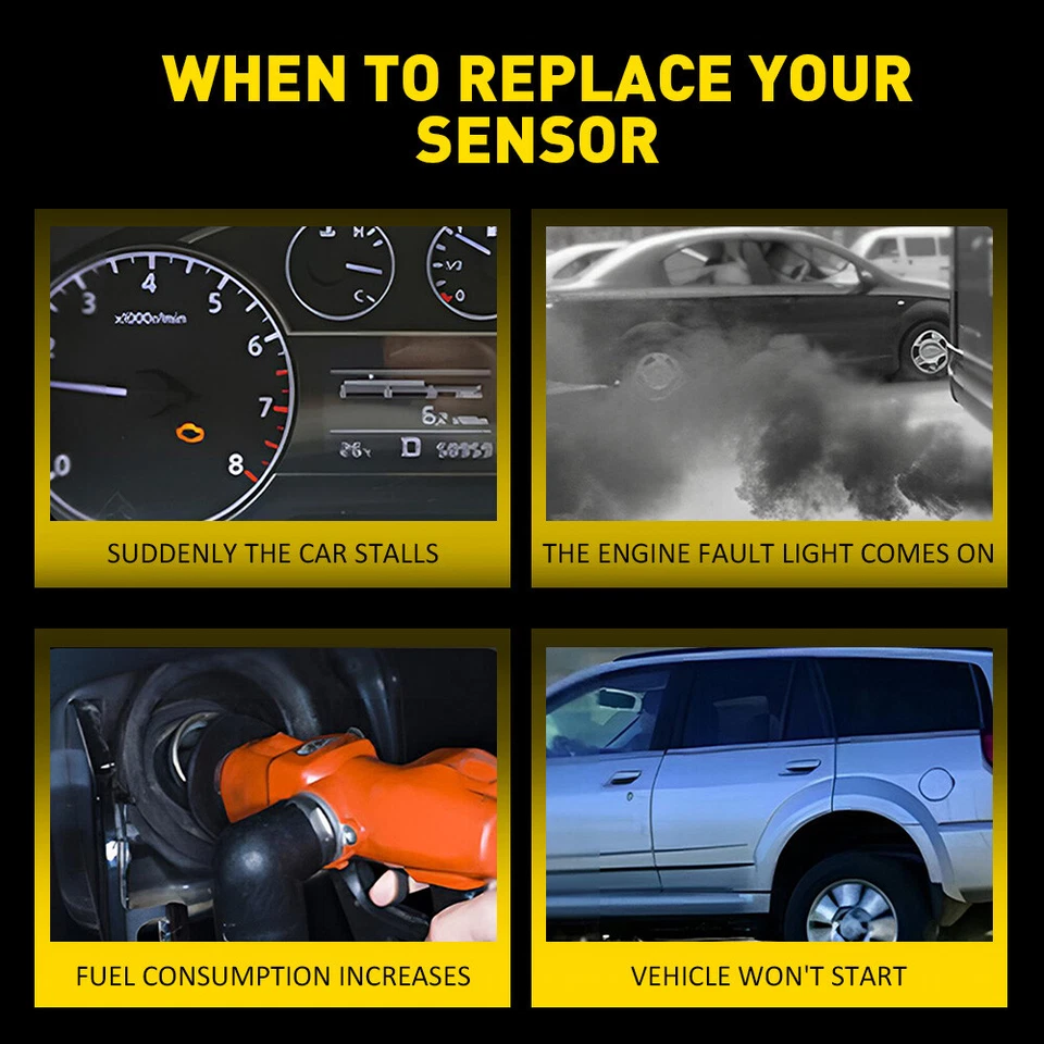 Sensor de posición de leva/cigüeñal de 2 piezas para Chevy Silverado 1500 GMC Buick Cadillac H Foto 4 de 4