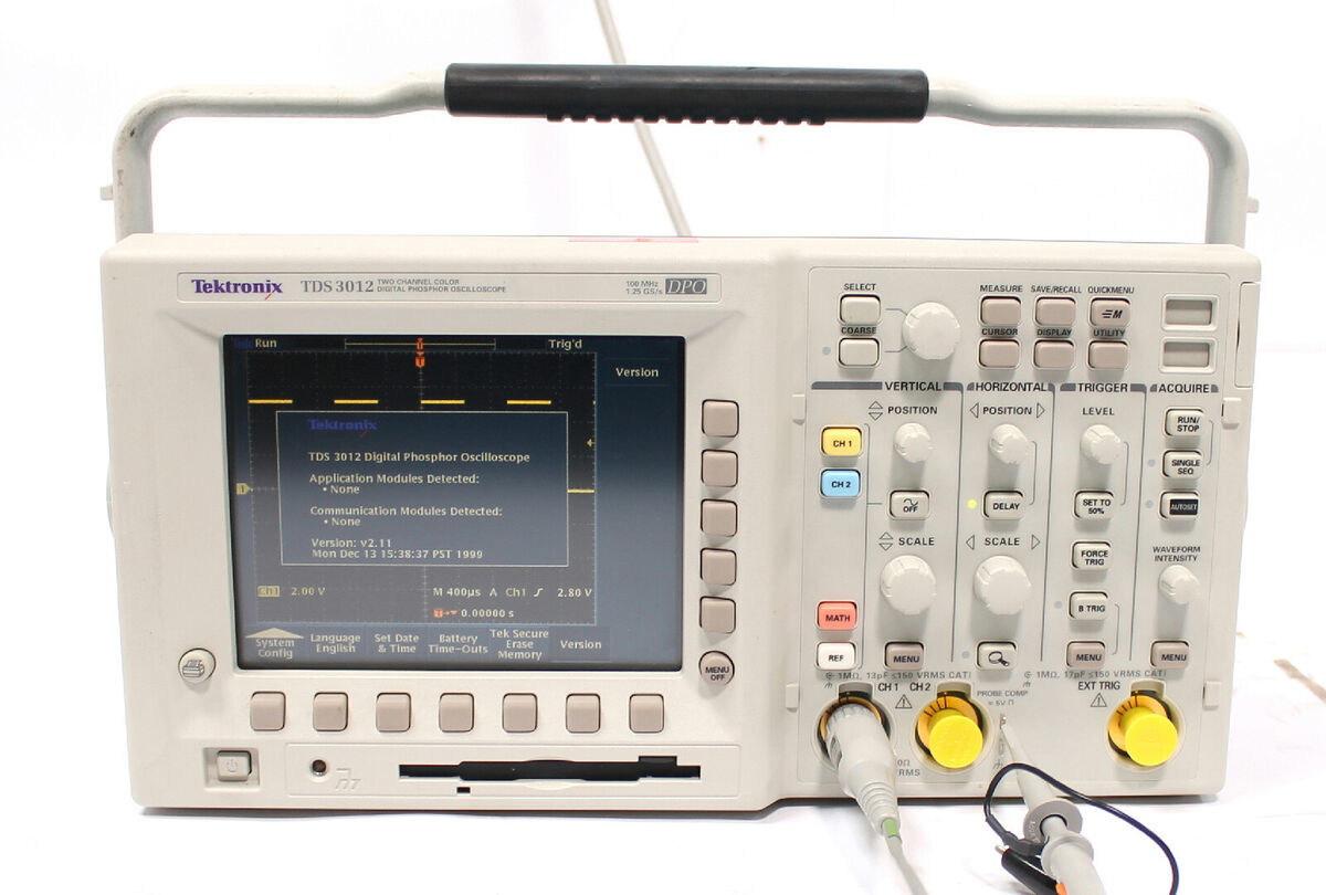 Tektronix TDS3012 2 CH Digital Phospor Oscilloscope 100 MHz Tektronix TDS3012 2 CH Digital Phospor Oscilloscope 100 MHz