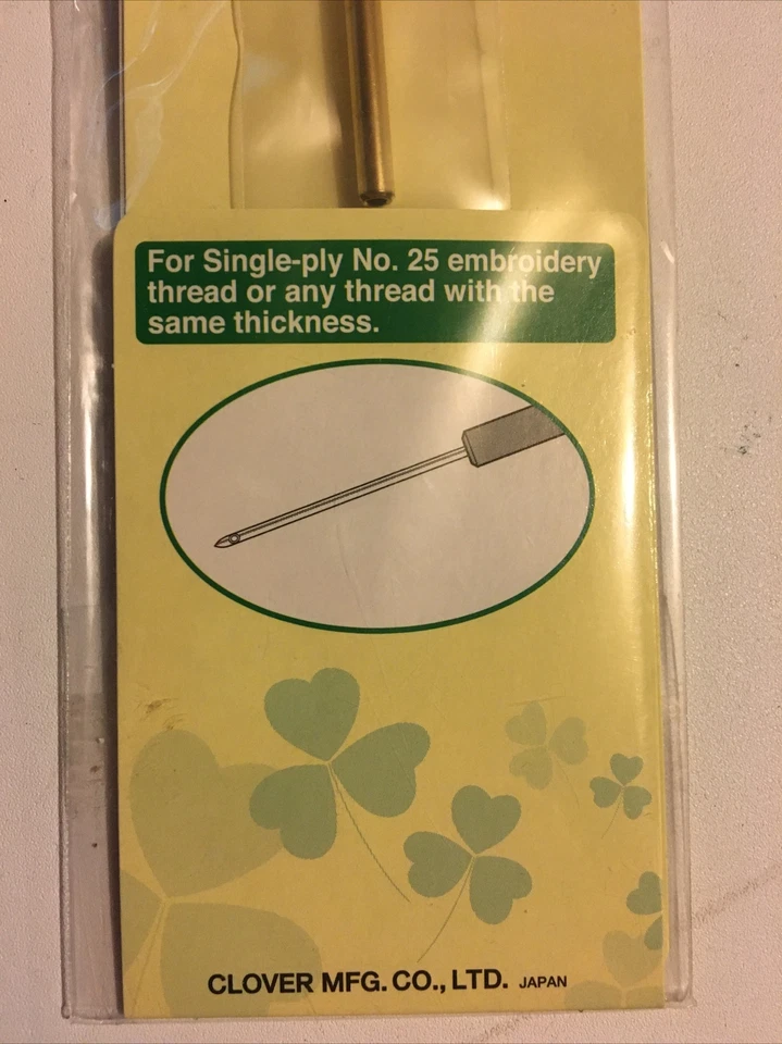 Clover Embroidery Stitching Tool Needle Refill-Single Ply 1" Brin 8801 NEW!  - Image 3 of 4