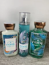 Bath & Body Works COOL AMAZON RAIN Fine Fragrance Mist, lotion, shower gel set