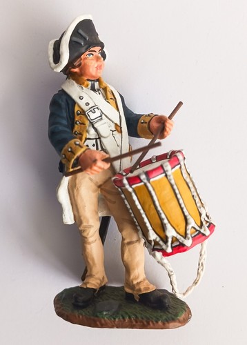 King & Country AR037 American Revolution 1776 Continental Drummer Boy Retired - Picture 2 of 8