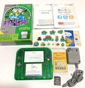 Nintendo 2ds Pokemon Pocket Monster Game Console Green Limited Pack 797a Ebay