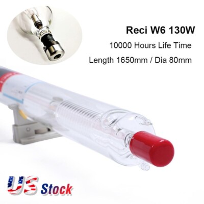 US Stock - RECI W6 / S6 130W-160W CO2 Sealed Laser Tube