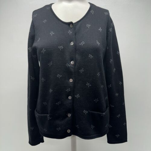 Gudrun Sjoden Cardigan Sweater Button Down Knit F… - image 1