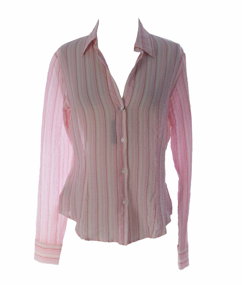 売れ筋商品|||ガント シャツ レディース トップス STRIPED SHIRT - Button-down blouse - light pink Gant Women's Striped Low Buttoned Blouse Pink | eBay