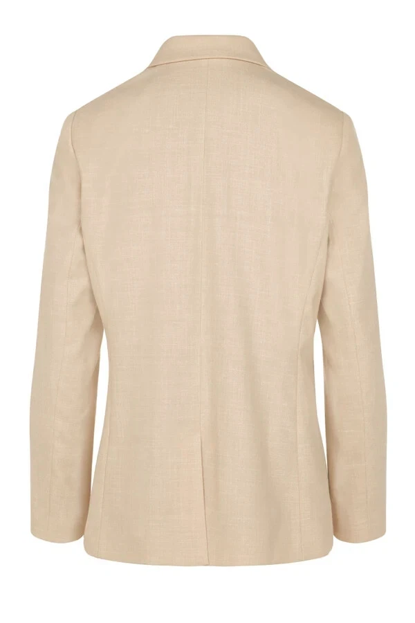 Cotswold Collections Textured Women's Blazer Jacket in Cream UK 18 - Image 4 of 4