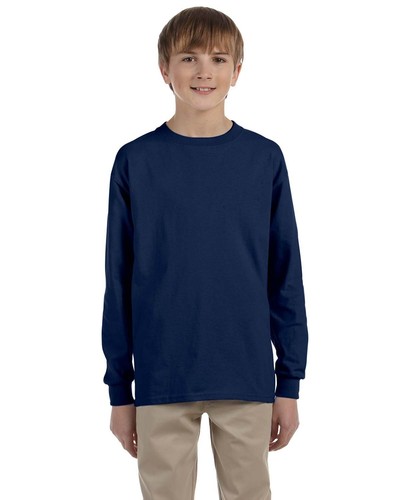 Jerzees Youth DRI-POWER ACTIVE Long Sleeve Stylish T Shirt Casual T-Shirt 29BL - Picture 5 of 10