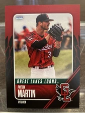 2025 Choice Payton Martin Base Great Lakes Loons Team Card Dodgers