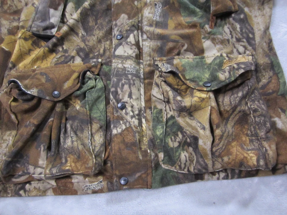 Duxbak Jacket Mens Large Timber Camouflage Hunting Coat Advantage Insulated - Image 4 of 4