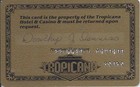 Tropicana Casino - Atlantic City, NJ - 2nd Issue Slot Card — photo 2