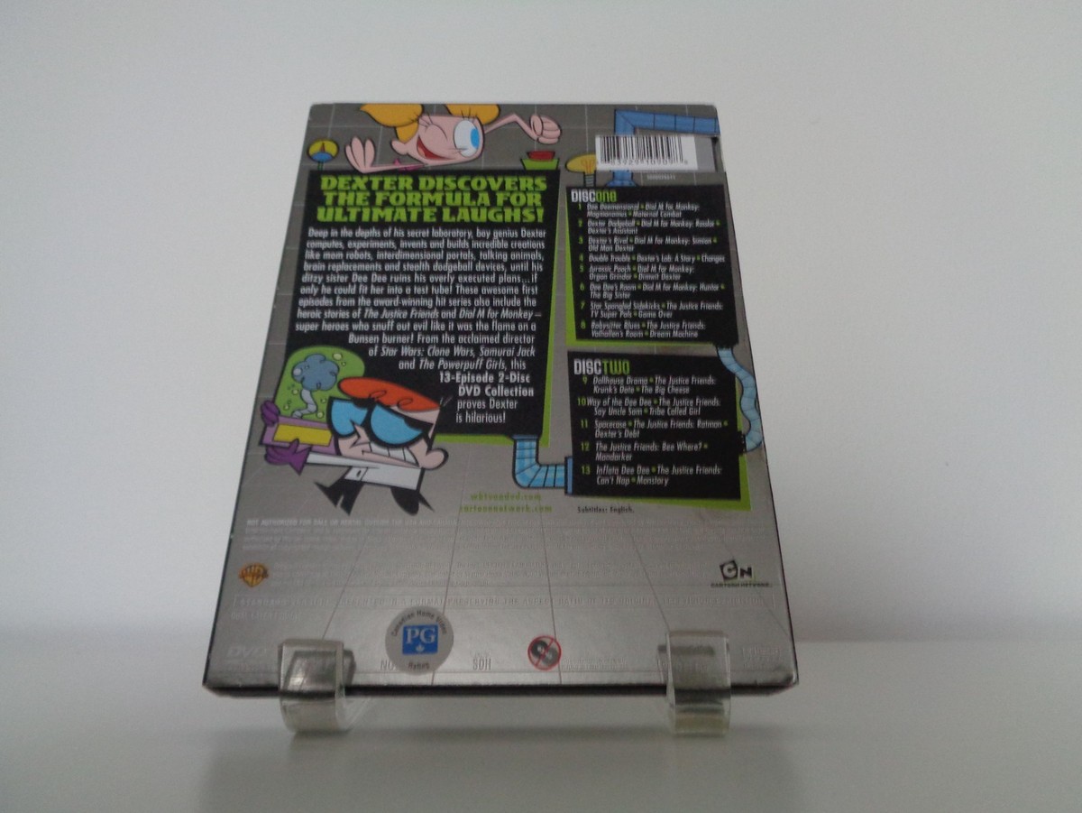 Dexter's Laboratory Season One DVD 2-Disc Set w/ Slipcover Cartoon