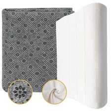 72 x 40 Inch Primary Tufting Cloth and 72 x 40 Inch Non Slip Fabric Final Bac...