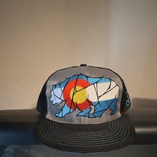 Grassroots California Fitted Cap Colorado Bear Size 7 3/4