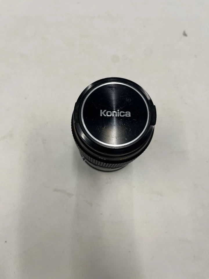 Konica Hexanon AR 55mm f/3.5 Macro Lens MF Manual Focus w/ Adapter - Image 2 of 4