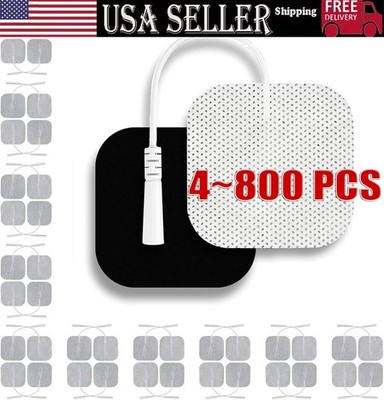 40 TENS Electrode Pads EMS Replacement Unit 7000 3000 2x2 Muscle Stimulator BULK