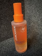 NUOVO Lancaster Sun Beauty Nude Skin Sensation SPF50 acqua protettiva 150 ml
