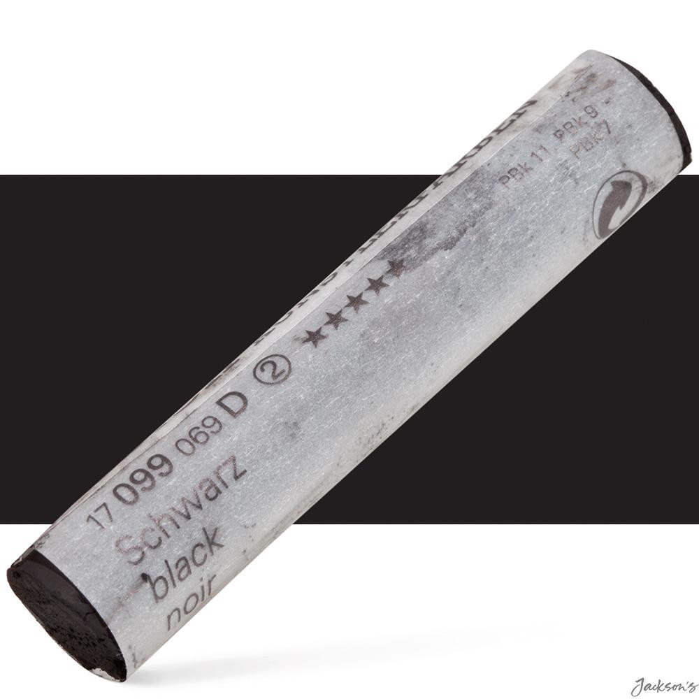 Schmincke Soft Pastel Stick Artist Pigment Black 99D Drawing Sketching