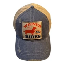 Popfizzy Wiener Rides Hat for Men, Funny Adult Humor Caps, Fun Jersey Shore