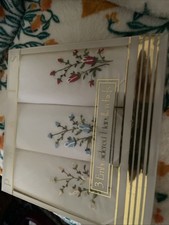 3 Embroiled Handkerchief