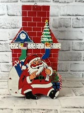 1960s Japan Wood Collapsible Holiday Card Display Box