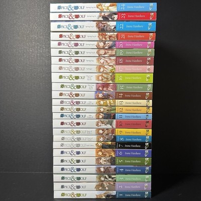 Spice and Wolf Light Novel Volumes 1-24 Brand New English US Authentic Complete