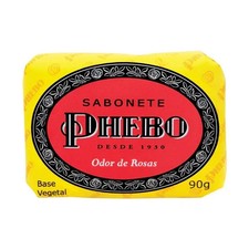 Phebo Odor de Rosas Soap Bar 90g Authentic Brazilian Luxury Rose Scent Soap