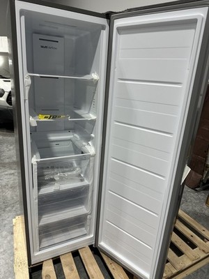 Hisense HFU101N1AVE 10.1CuFt Upright Freezer Stainless Steel OPEN BOX