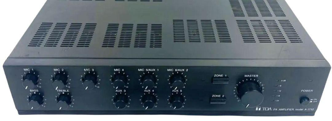 TOA 卓上アンプ model A-1712 A-1712 UK - Products - TOA Electronics