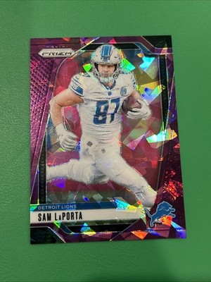 2024 Panini Prizm - Sam LaPorta #96 Purple Ice Prizm /225