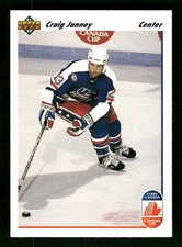 Craig Janney 1991-92 Upper Deck #512 USA NM