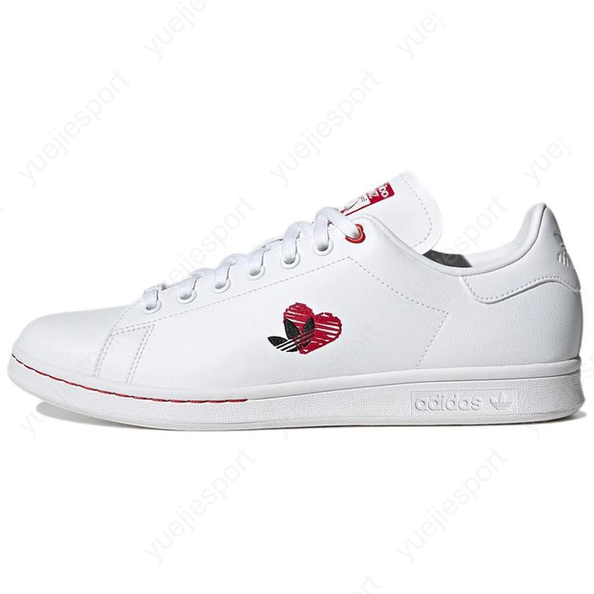 Adidas Stan Smith Rare Valentine’s Day Edition Shoes Men’s Sz  7.5 Adidas Stan Smith Valentine main image 3
