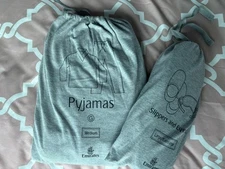 Emirates Airlines First Class Medium Pajamas, L/XL Slippers and Eye Mask Sealed