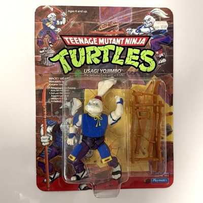 1989 Playmates TEENAGE MUTANT NINJA TURTLES Usagi Yojimbo New UNPUNCHED W/Case