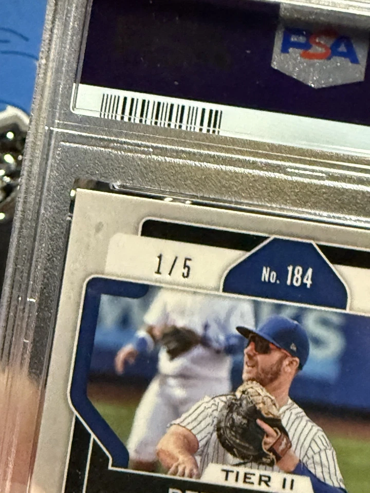 2022 Prizm Pete Alonzo  White Donut Circles 1/5 🔥🔥FIRST  ON PRINT 🔥🔥PSA 9 - Image 3 of 3