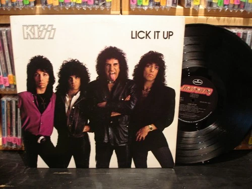 Kiss ~ Lick It Up ~ Vintage MTV ERA Glam Hair Metal LP