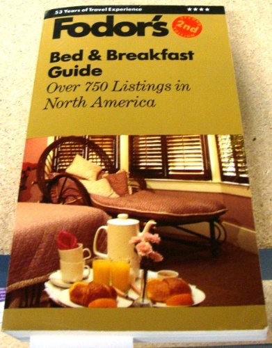 Bed and Breakfast Guide to North America 1989
