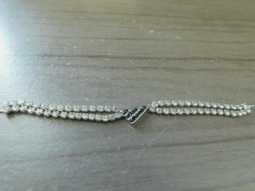 Franklin Mint Princess Diana Vinyl Doll Faux Diamond And Sapphire Necklace ONLY