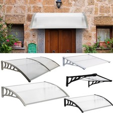 Door Canopy Awning Shelter Front Back Outdoor Porch Patio Window Roof Rain Cover