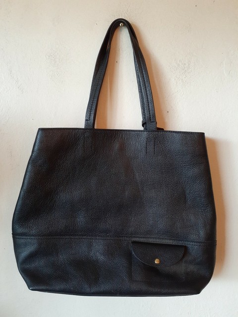 j crew tote leather