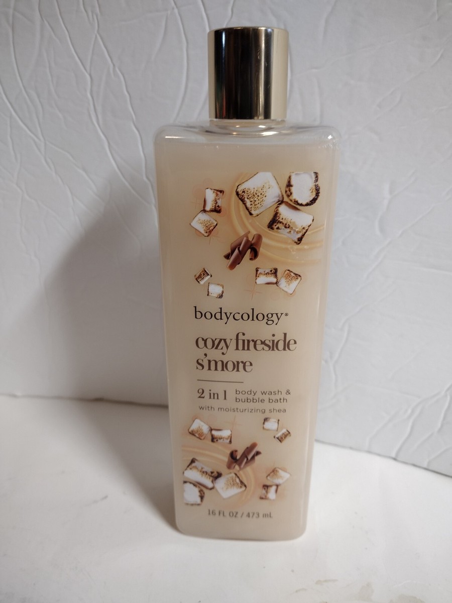 Bodycology Cozy Fireside S'mores 2 In 1 Body Wash & Bubble Bath 16