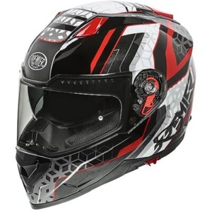 CASCO INTEGRALE VYRUS EM92 NERO BIANCO ROSSO PREMIER SIZE L | eBay
