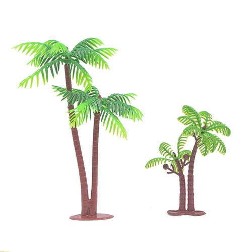 10 PCS Palm Tree Decor Coastal Decor Hawaiian Cake Cupcake Topper