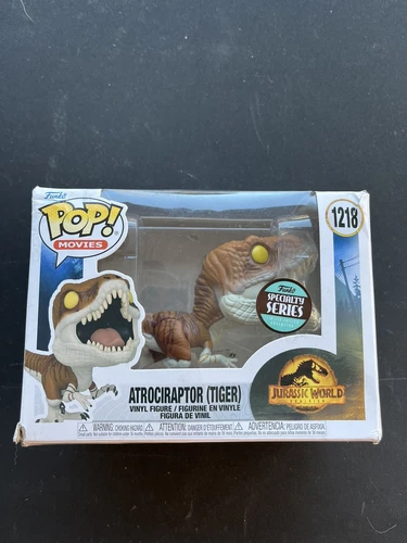 ATROCIRAPTOR TIGER MOVIES JURASSIC WORLD 2022 FUNKO POP #1218 SPECIALTY SERIES