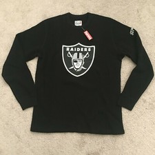 SUPREME RAIDERS NFL '47 Brand Logo Thermal Shirt M Football Vegas Oakland LA NEW