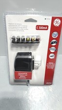GE UNIVERSAL AC ADAPTER AND BATTERY ELIMINATOR UP TO 300mA