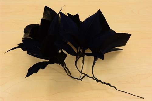Goose Twistable Feather Mount Flower Millinery Hat Fascinator Handmade 80 Colors - Picture 5 of 85