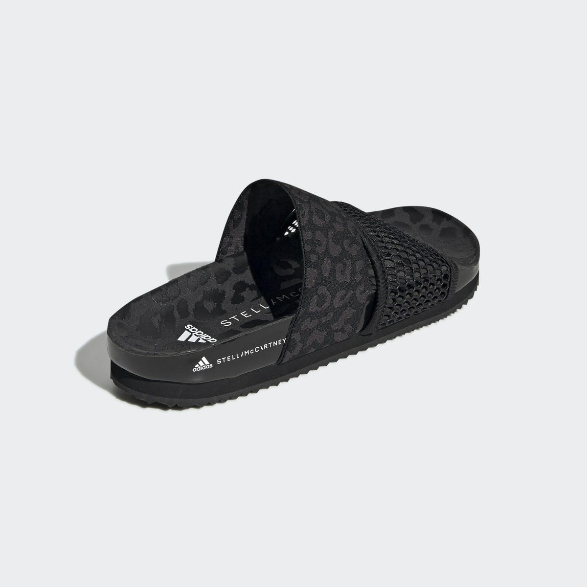 サンダル ADIDAS Stella slide 5FT242 Stella McCartney x Adidas Stella-Lette Slides Sandals Black