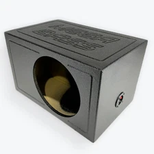 Mega Bass Single 8" Vented Ported Car Subwoofer Sub Box Enclosure